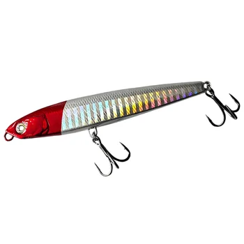 Custom Sinking Pencil Lure, Long Cast Flutter Sinking VIB Lure with Dead Flight System for Bleak Bass Freshwater Fishing Tackle – Pencil – view 2