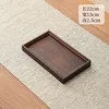 ถาดสีน้ำตาลทรงสี่เหลี่ยมมุมฉาก (22*13*2.5 ซม.)