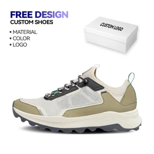 Men's Custom Fashion Anti-Slip Hiking Shoes Breathable Waterproof Outdoor Jogging Casual Lightweight Cushioning Autumn Mesh