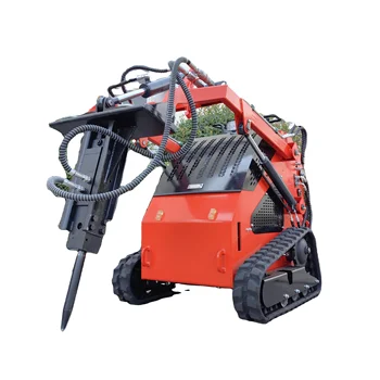 Multi-functional 4 in 1 Bucket Full-hydraulic Tracked Diesel Gasoline Engine Mini Skid Steers