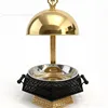 8L Hexagonal Black Round-Lid Stove