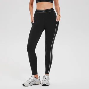 Custom Logo Fitness Clothing Sports Tight Yoga Leggings Waist Gym Leggings for Women