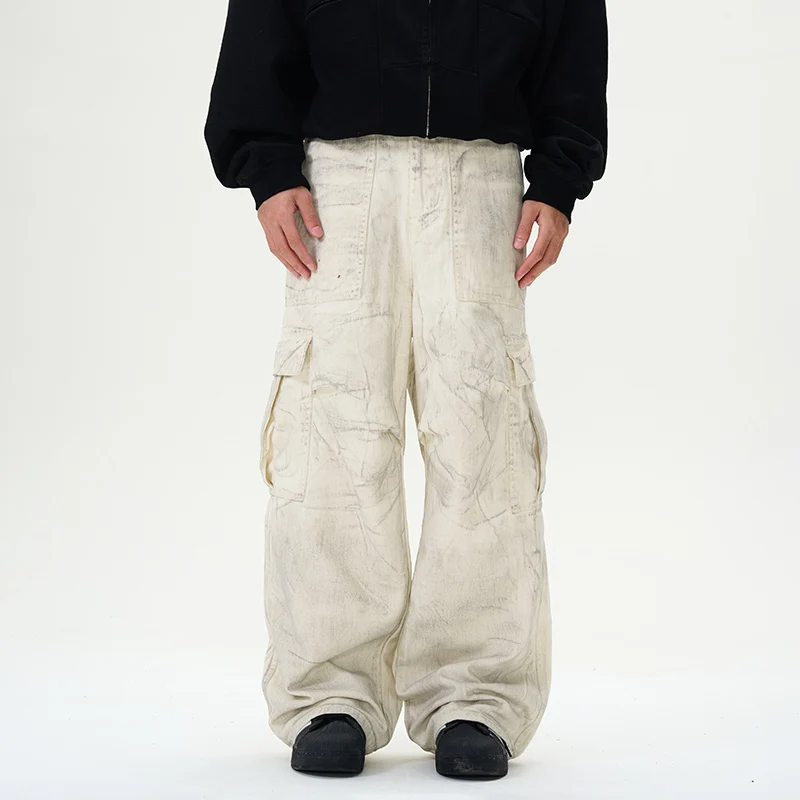 通販モール HYACYN cargo pants white dirty 【公式通販】