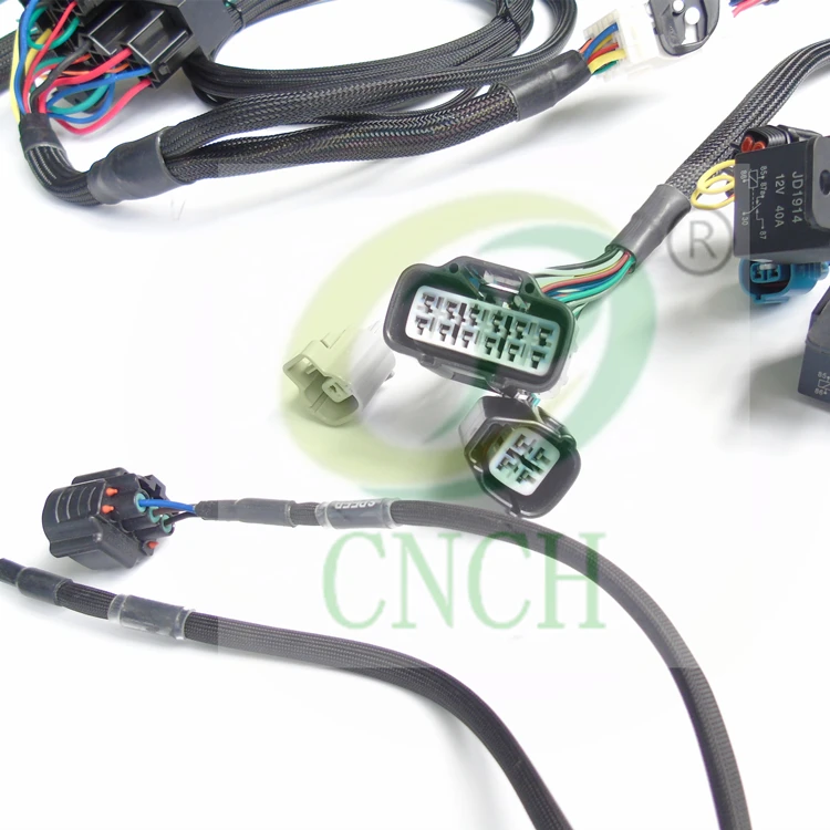 LS1 LT1 LS7 Camaro MegaSquirt MS3-Pro Standalone ECU  8' Wiring Harness  - CNCH Factory Custom Wire Harness Plugs