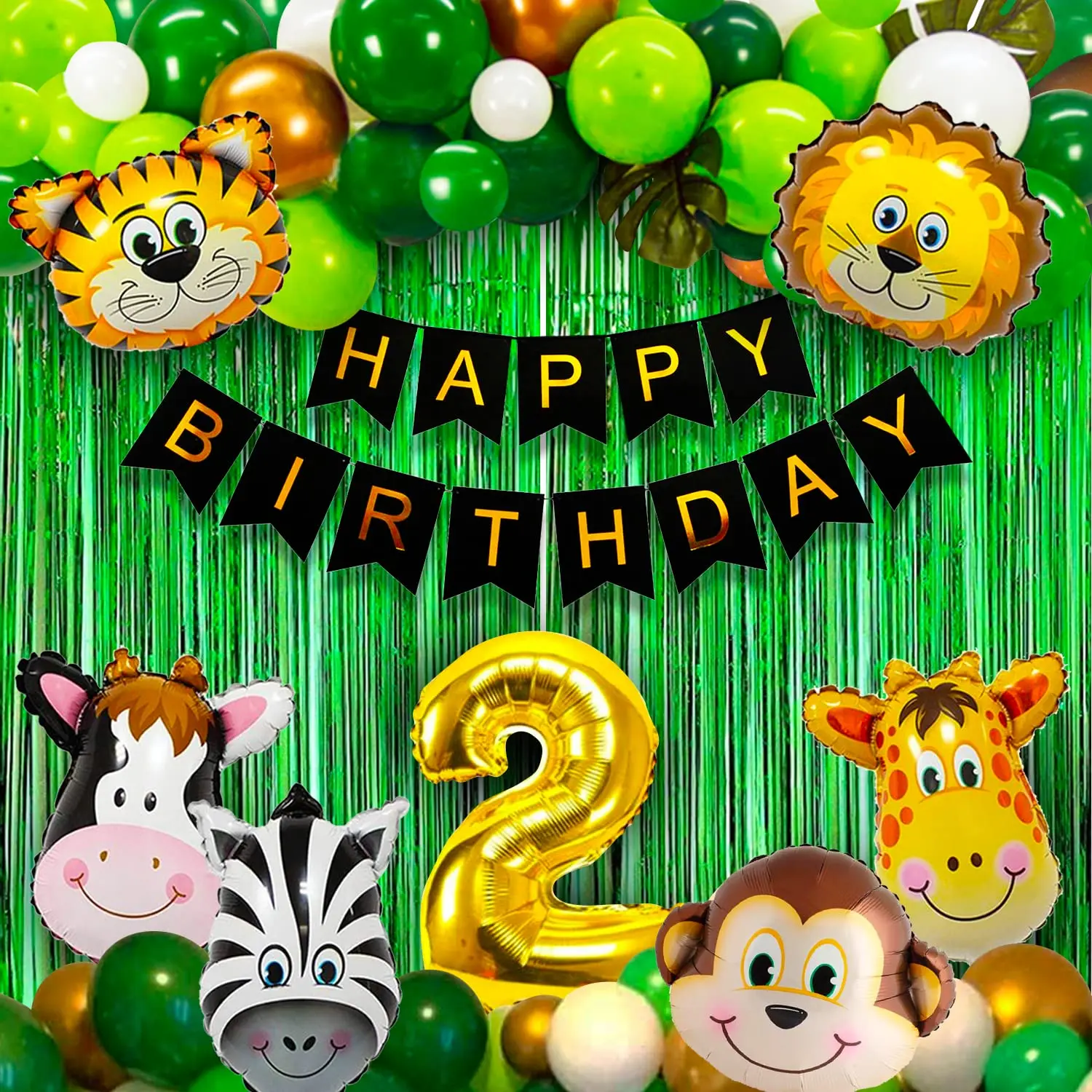 Birthday decoration set ( jungle theme)