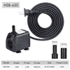 HSB-650 (600L/H,10W, sollevamento di 1.2m), nero