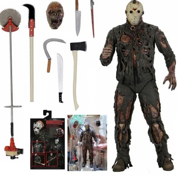 7Inch Hot Selling Friday the 13th Action Figure Toys Movie Jason 5 Generation PVC Anime Figures Toy