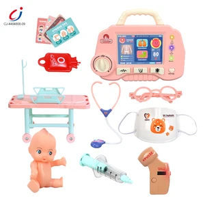 Chengji Pretend Play Preschool Kid Toys Spare Part Clinic Monitor Theme Doll Educational Toys for Kids Medical Toys