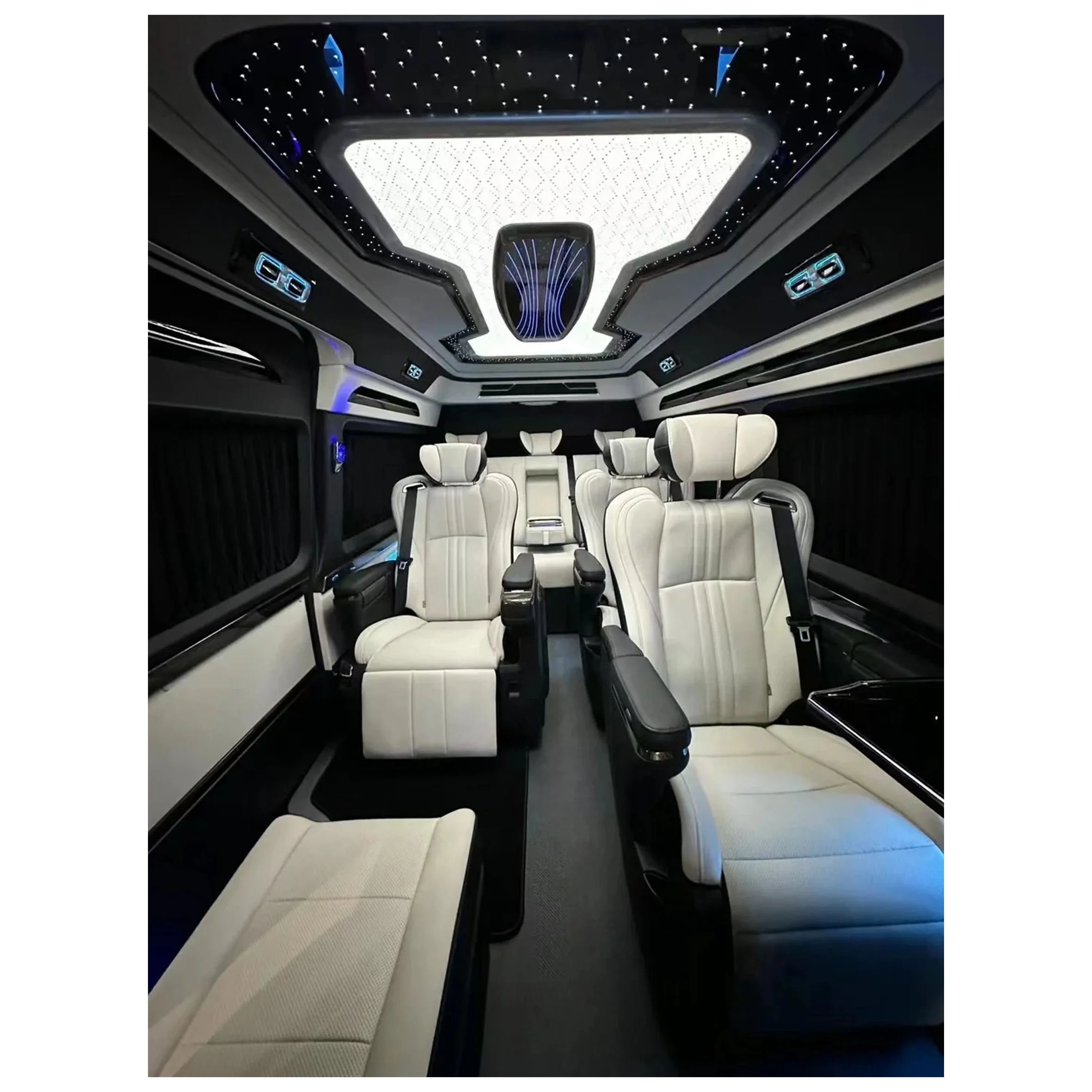 Factory car modification Mercedes Sprinter interior upgrade interior ...