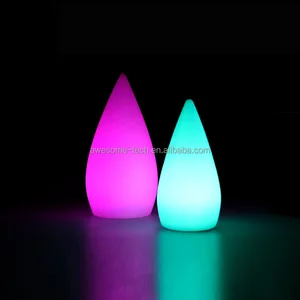 Modern LED Color-Changing Table Lamp Battery-Operated Multicolored Bright Light for Outdoor Hotel Bar Furniture Sets