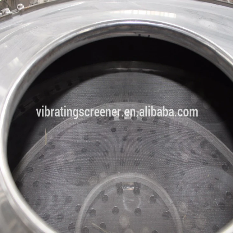 High Volume Round Vibro Separator Filter for Filtering Blueberry Grape Orange mango Pineapple Papaya Fruit Juice