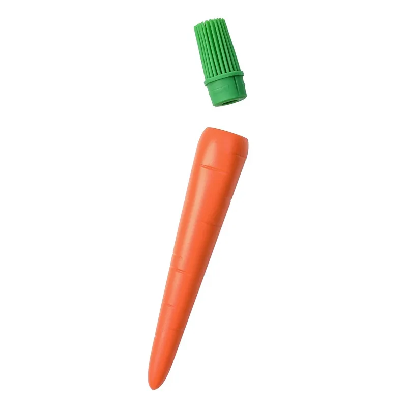 Carrot Shaped Integrated Silicone Brush Barbecue Oil Cake Baking Cream Brush Pastry Tools factory