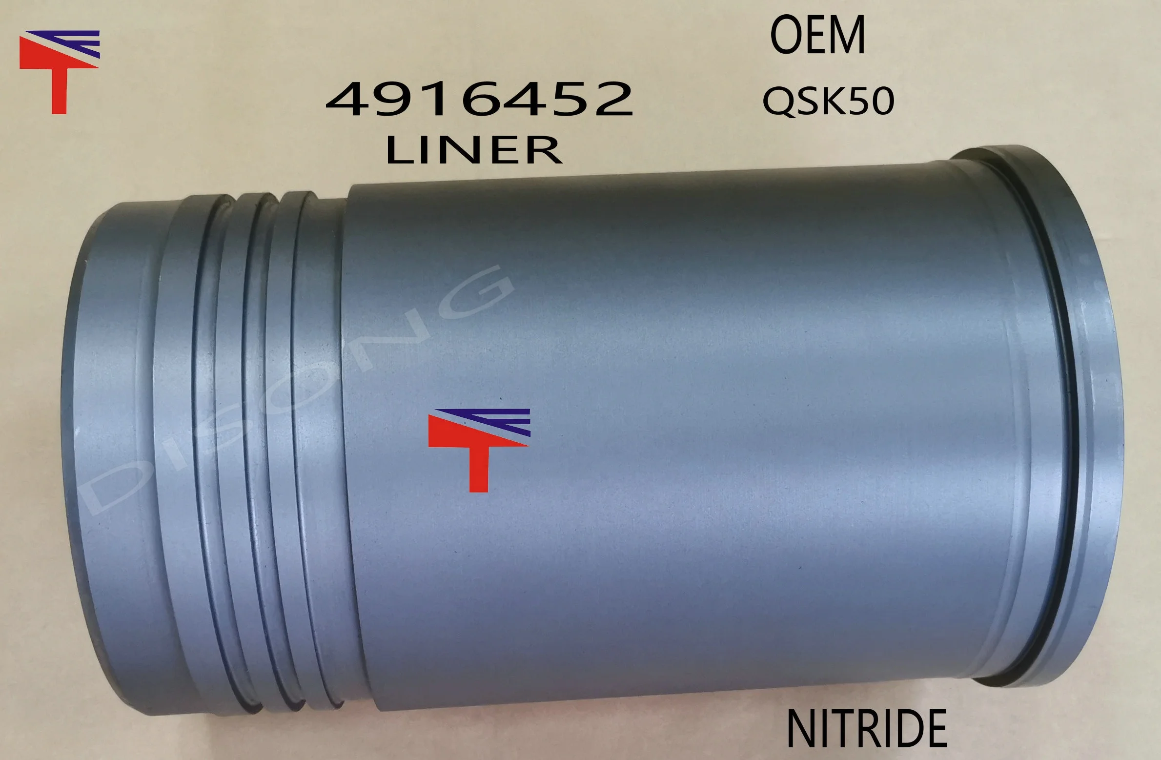 Гильза цилиндра 4916452 4955328, двигатель QSK50 для