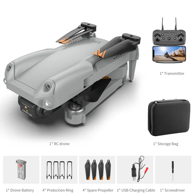 Z608 Obstacle Avoidance 4K HD Camera 4 Axis Aero Craft Profesional Dron Wifi FPV Remote Control Quadcopter Drone Kit