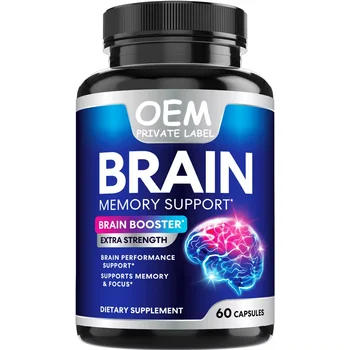 Brain Supplement Nootropics Booster Focus Concentration Brain Booster Nootropics Capsules For Adults Brain Private Label