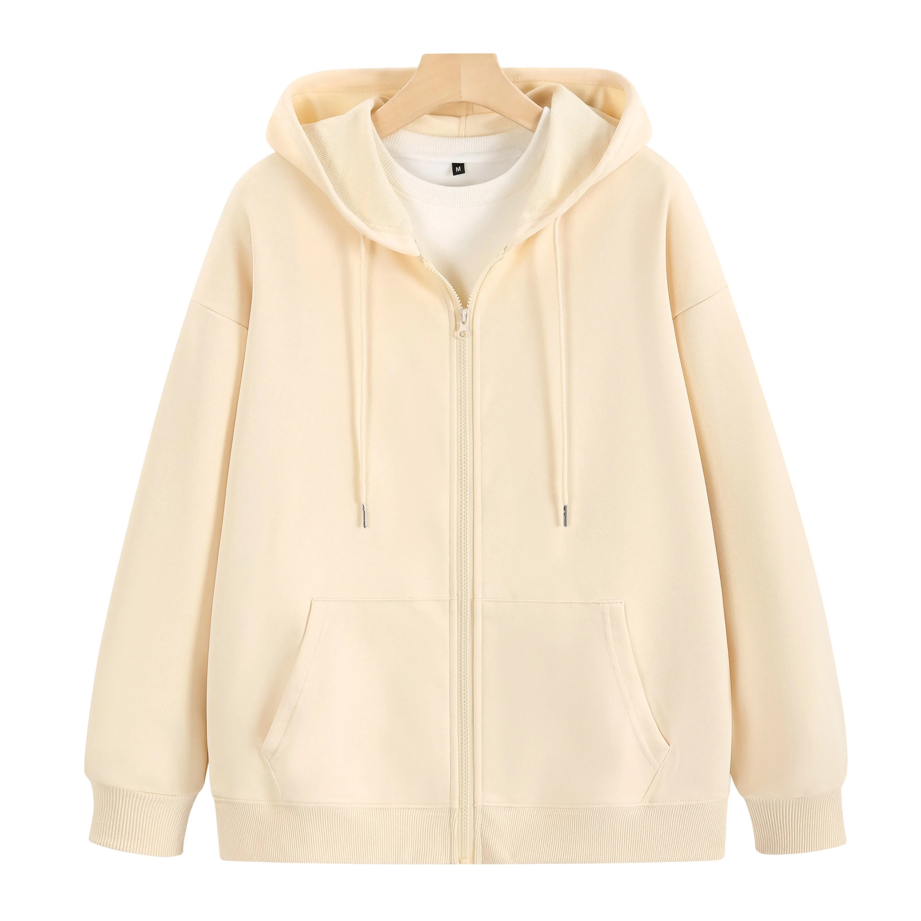 Wholesale High Quality Drop Shoulder Twill Lining Long Sleeve