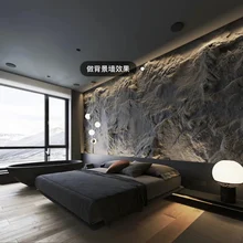 Easy Installation Moon Pu Artificial Outdoor Polyurethane Faux Pu Marble Stone Faux Rock Foam Wall Panel