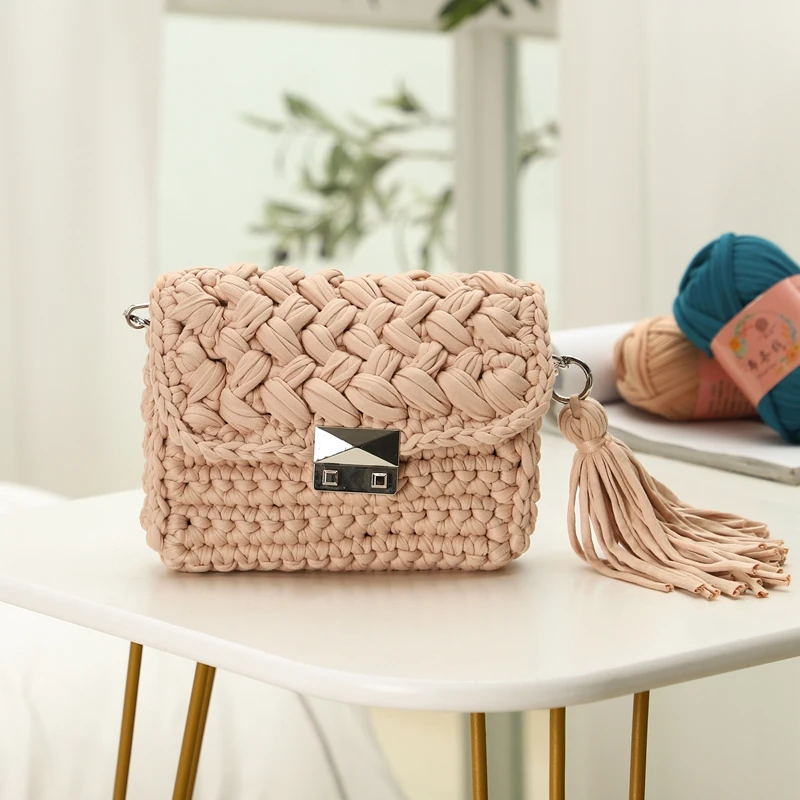 Handmade Crocheted Cloth Wool Bag - Fashion & Professional