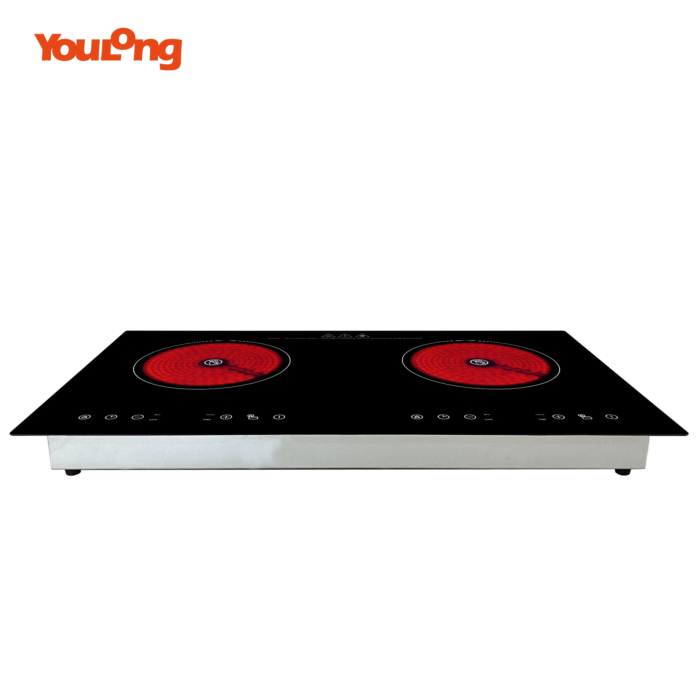 Youlong Vitro Ceramic Surface Electric Cooktop Builtin Infrared Cooker