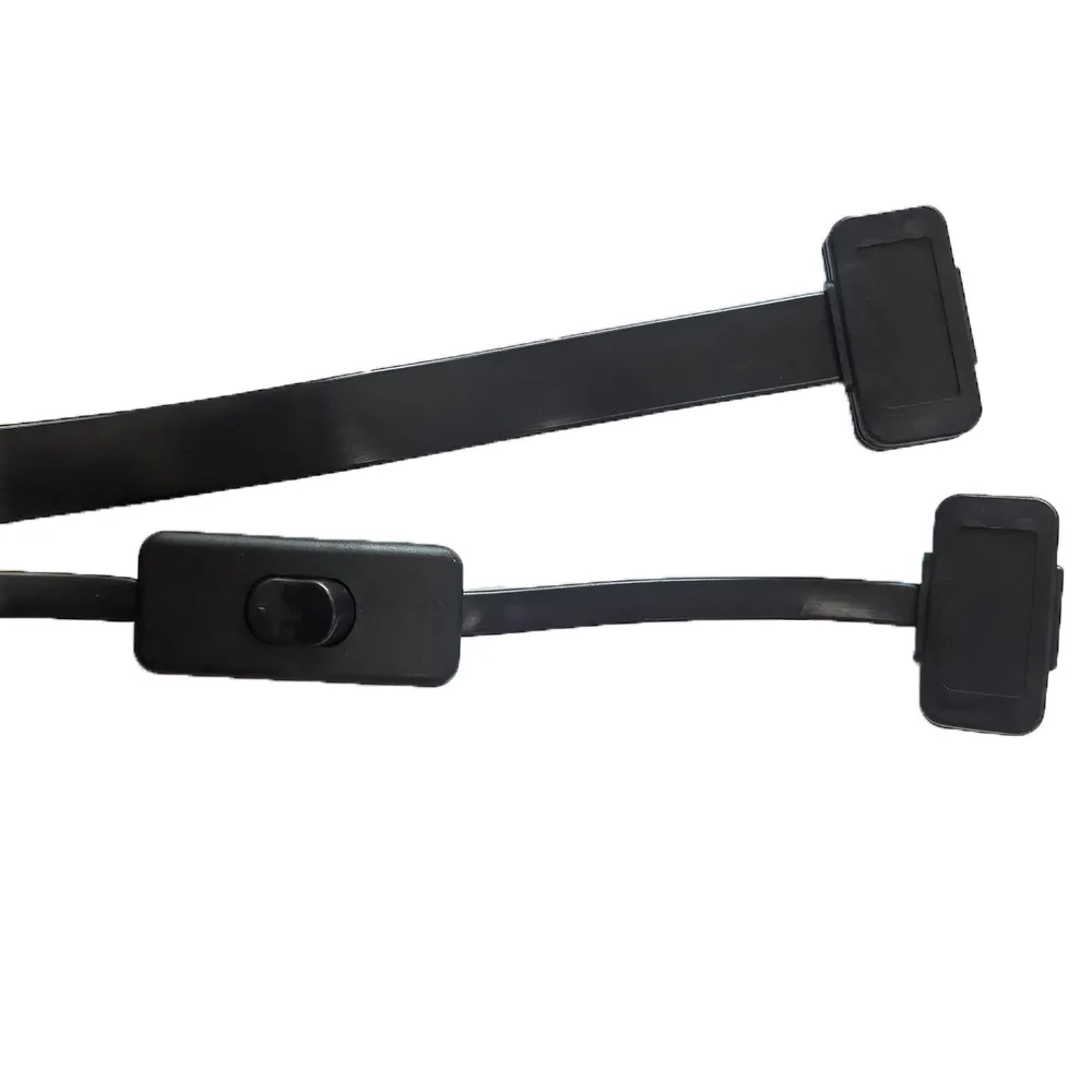Obd2 One-to-two Extension Extension Cord Flat Wire With Switch for Car Diagnostics