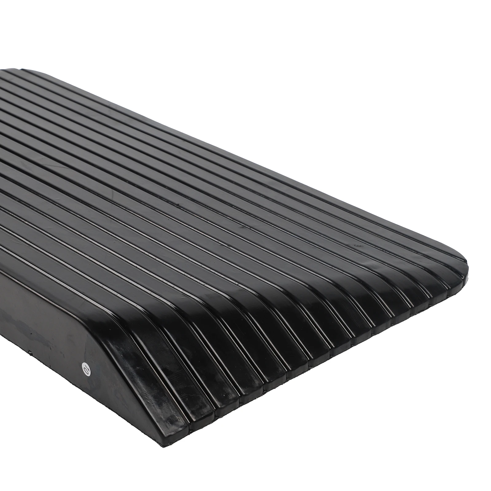 Solid Rubber 3'' Rise Wheelchair Threshold Door Ramp with Wing Edges Speed Bump Product Category details