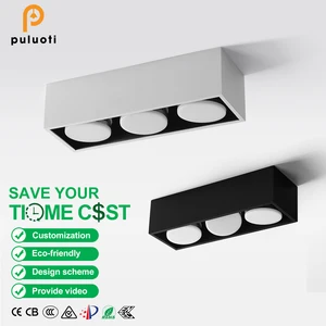 PULUOTI Factory-Made LED Bulb GX53 15W/27W Hot Sale Surface Downlight CE Certificate 3000K 4000K for Residential Use