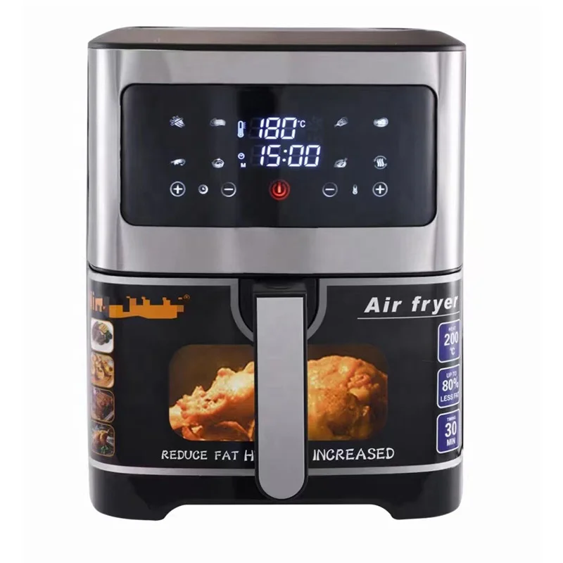 Advwin Air Fryer, 8L Digital XXL Oil-Less Air Fryer, 8 Presets Healthy  Electric Cooker LED Touch Digita Screen Kitchen Oven, Nonstick Green Air  Fryer