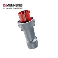 TYP3381 IP67 5P 6H 400V 125A MENNEKES waterproof industrial male plug German Industrial plug