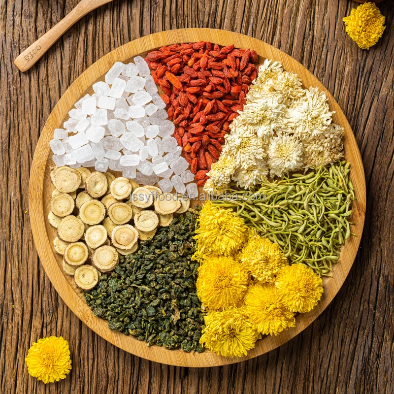 Chinese Organic Flower Herbal Tea Wholesale Honeysuckle Wolfberry