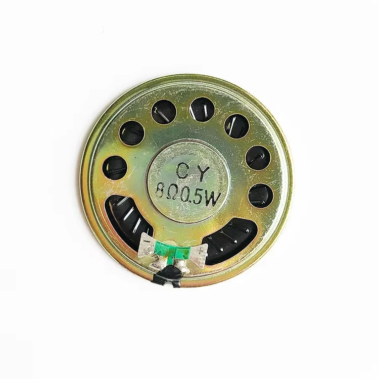 ChinaFactory Customizable 4Ω 8Ohm 0.5W 1W 2W 3W 20mm 30mm 40mm 50mmMicro Round Internal Magnetic Mylar Speakers for Toy Doorbell