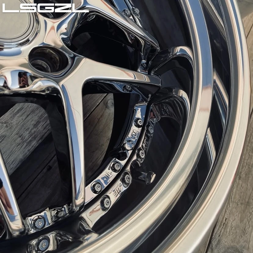 LSGZL 2-piece Custom Forged Wheels 16 17 18 19 20 21 22 Inch Deep Dish ...