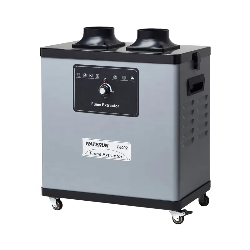 200W,  F6002 Popular Soldering Fume Extractor for Soldering Station with Double Flexible Extraction Arms