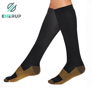 Enerup Ankle Physix Gear 30 Styles Men Women Compression Medical Socks 20-30 Mmhg Antislip 8-15mg 2030 Mmhg Heel Padding