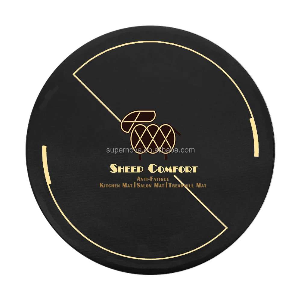 Противоскользящий Утяжеленный Овальный Круглый звукоизоляционный коврик из овечьей кожи, Набор ковриков для скакалки