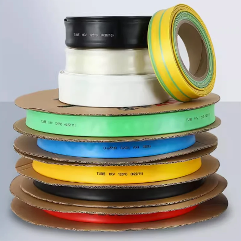 multi-color High Quality 1.5/2.0/2.5 Scpecification Insulated heat shrink tubing 2:1 Heat Shrinkable Sleeve on Rolls