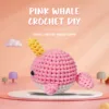 Baleine rose