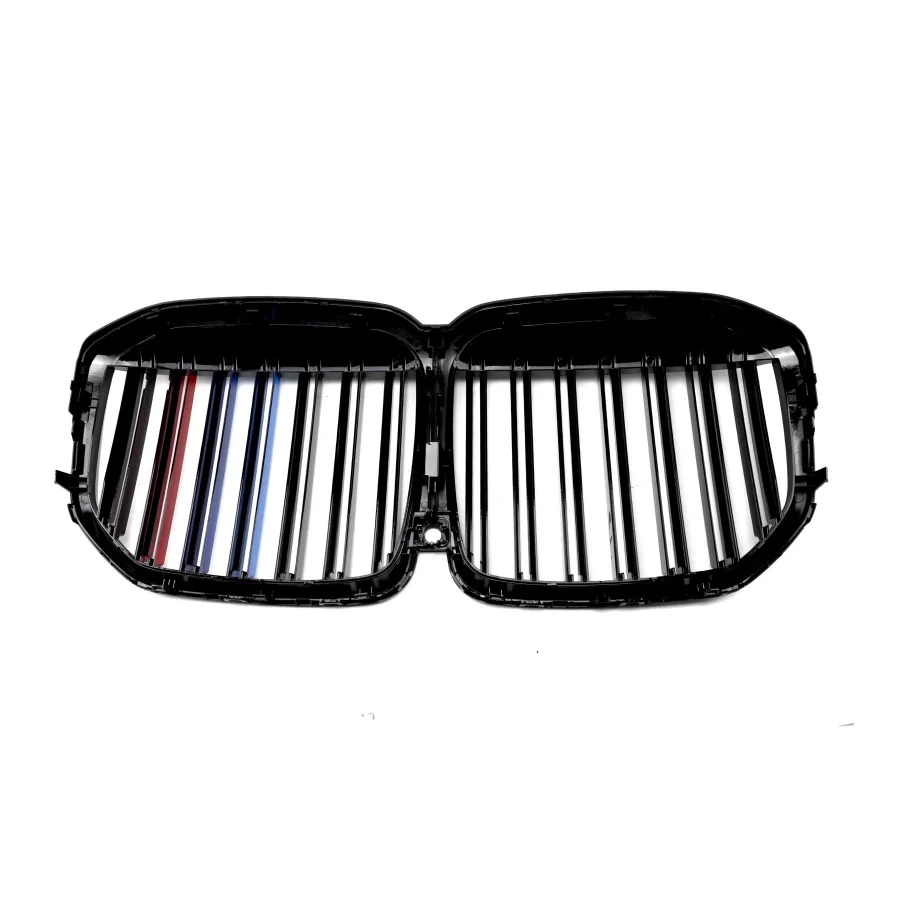 product tiypeor car abs single bar gloss black front bumper kidney grille compatible for bmw x7 g07 2023-5