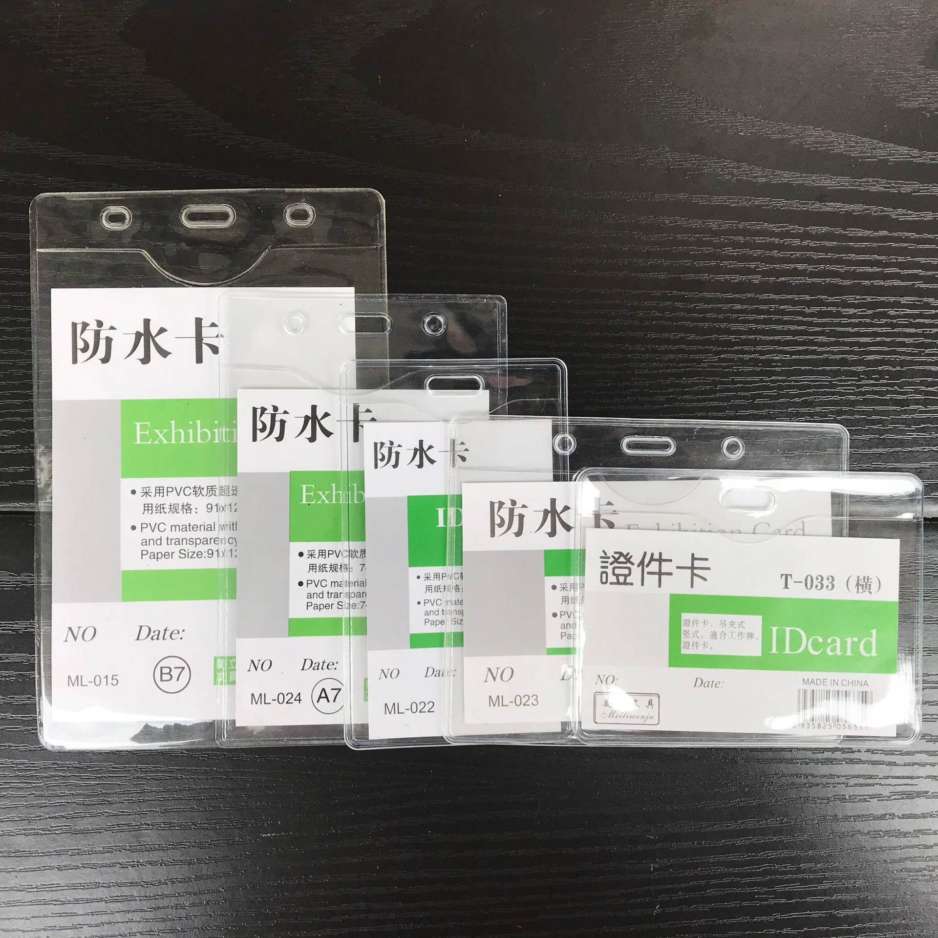 plastic business card sleeves Rolodex 67650 Transparent Business Card Sleeves New Package Of 50 main image 0