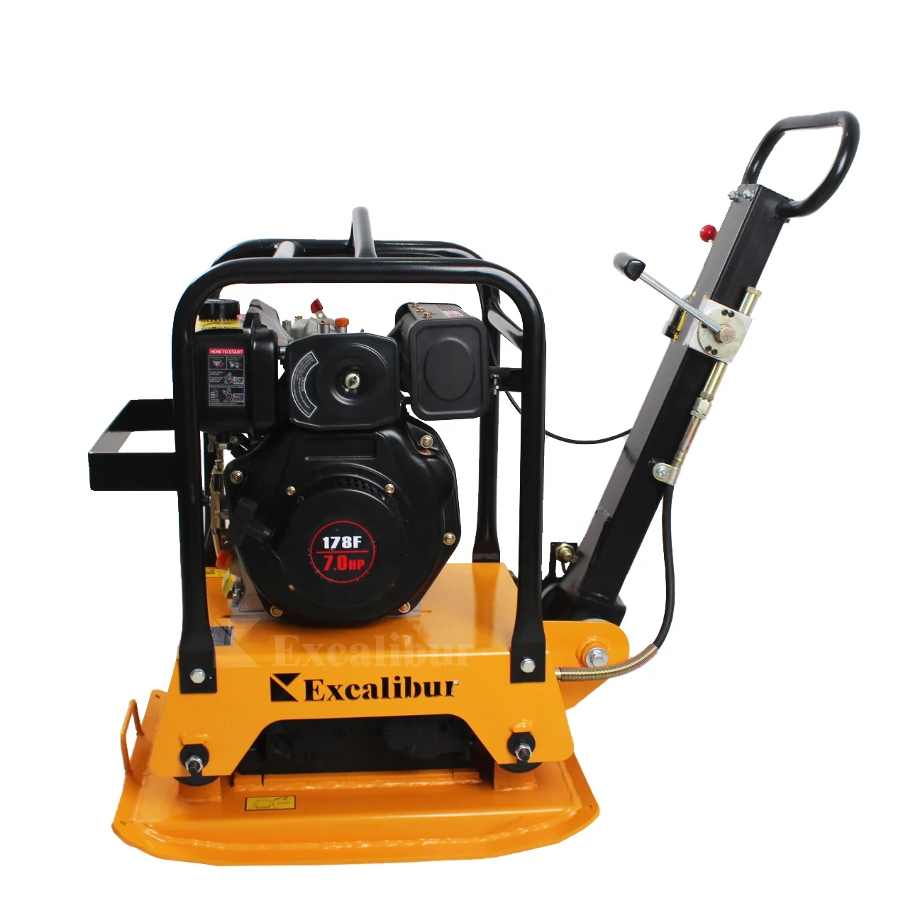 Excalibur 160kg Heavy Reversible Plate Compactor With 6 Horse Power Gasoline Engine Reversible Plate Compactor