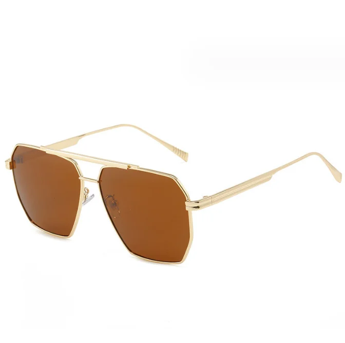 Shop Our 2023 Retro Large Metal Frame Sunglasses Collection display picture 3