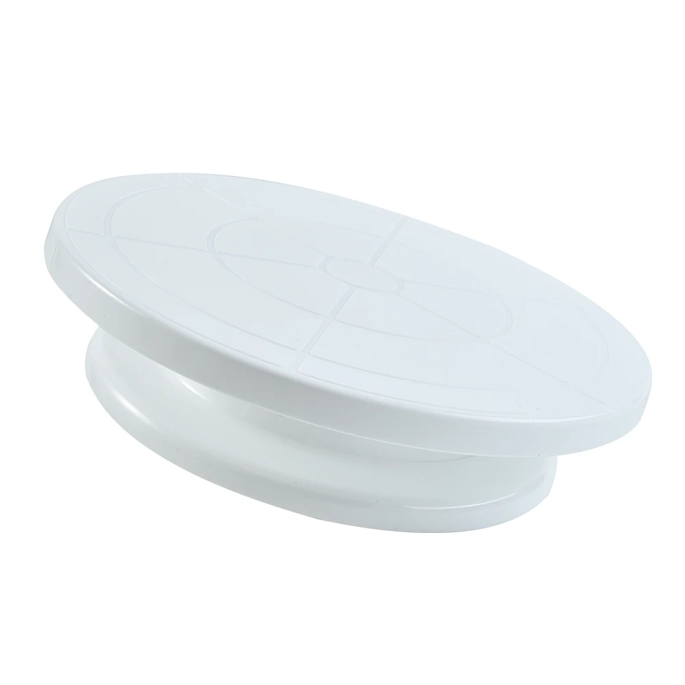 White Cake Decorating Turntable