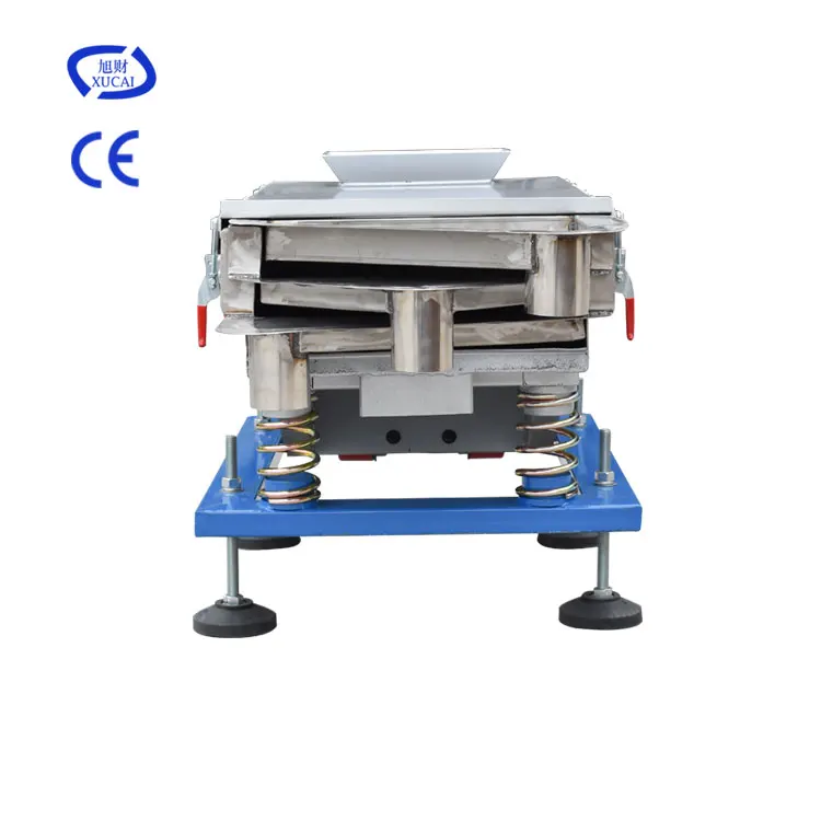 High Efficiency Vibration Sieve square Linear Wood Pellets Vibrating Sieve Plastic Vibratory Sifter Screen