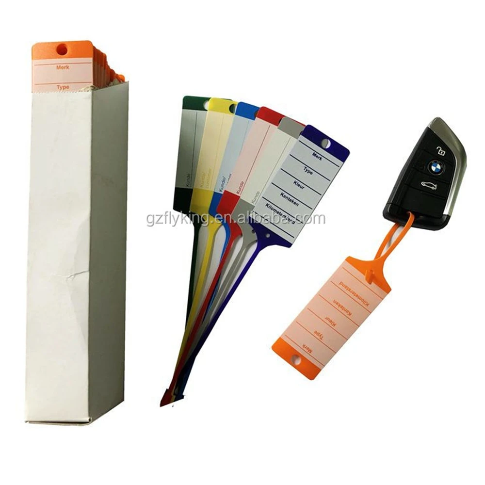 Printed Pp Auto Key Tags Disposable Numbered Pp Auto Car Key Tags Buy