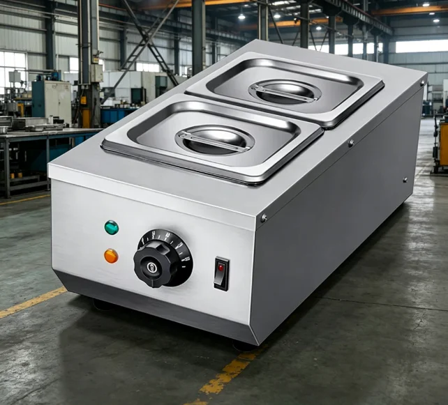TEBAK Dual-cylinder Independently Controlled Temperature Commercial Chocolate Melting Oven, Efficient Melting