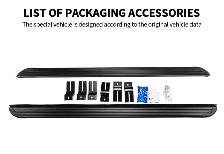 Factory Direct Sale Auto Parts Non-slip Aluminum Alloy Fixed Side Step Rustproof Running Board for FORD Edge 2.0T/3.5L supplier