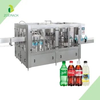 Automatic Carbonated Mixer Carbon Dioxide Contained Beverage Soda Bottle Filling Machine