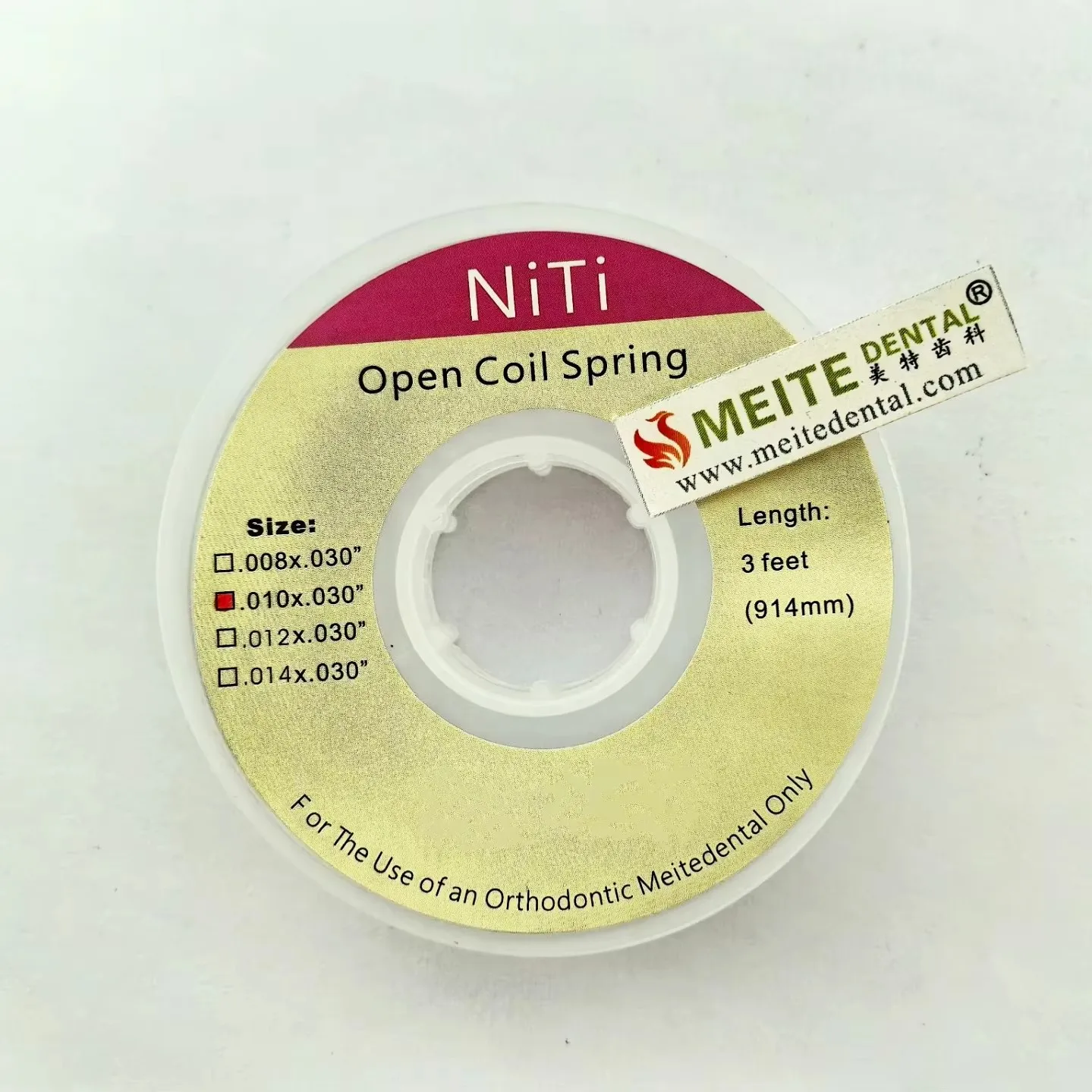 Dental Manufacturer  Orthodontic Open Coil Spring  180mm