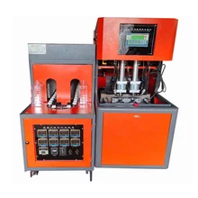 Semi-automatic making PET PP 500ml molding 2 cavities blowing machine for plastic bottle