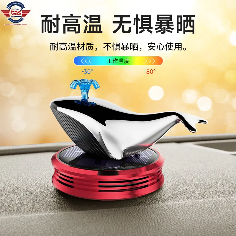 Vehicle Whale Model Simulation Modeling Aromatherapy Solar Perfume Car Air Fresheners Solar Car Fragrance