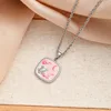 colorful Foundation Turtle necklace - Silver